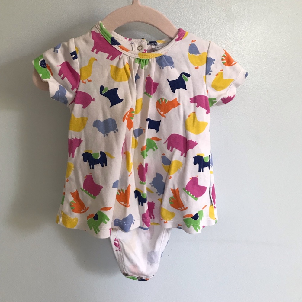 Marimekko 6m bodysuit animal dress